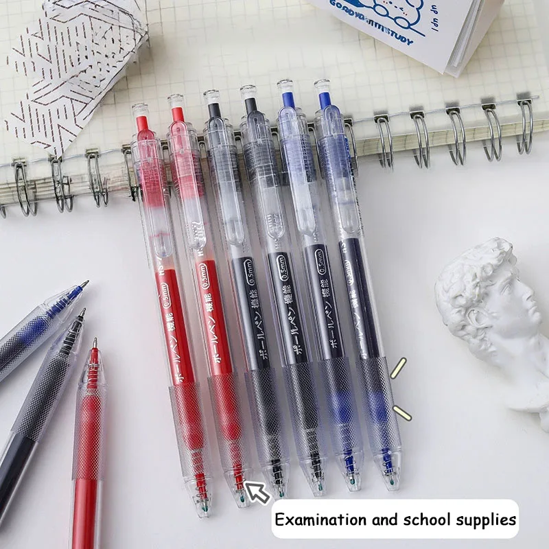 25pcs/mix Extendable Gel Pen 0.5mm 3color Ink Black/red/blue Replaceable Pen Refills Writing Suitable for School Office Supplies