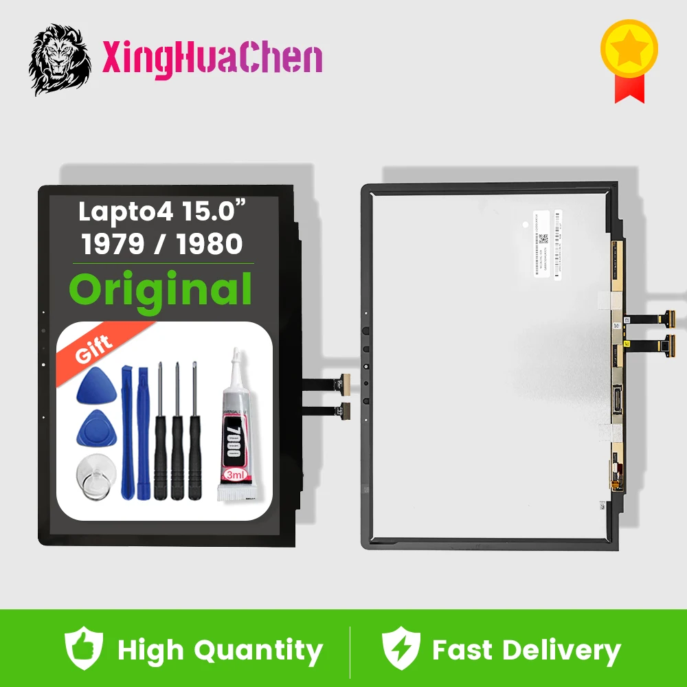 15.0 "Originale Aaa + Per Microsoft Surface Laptop 4 1979 1980 Display Lcd Touch Screen Digitizer Assembly Per Surface Laptop 4 Lcd