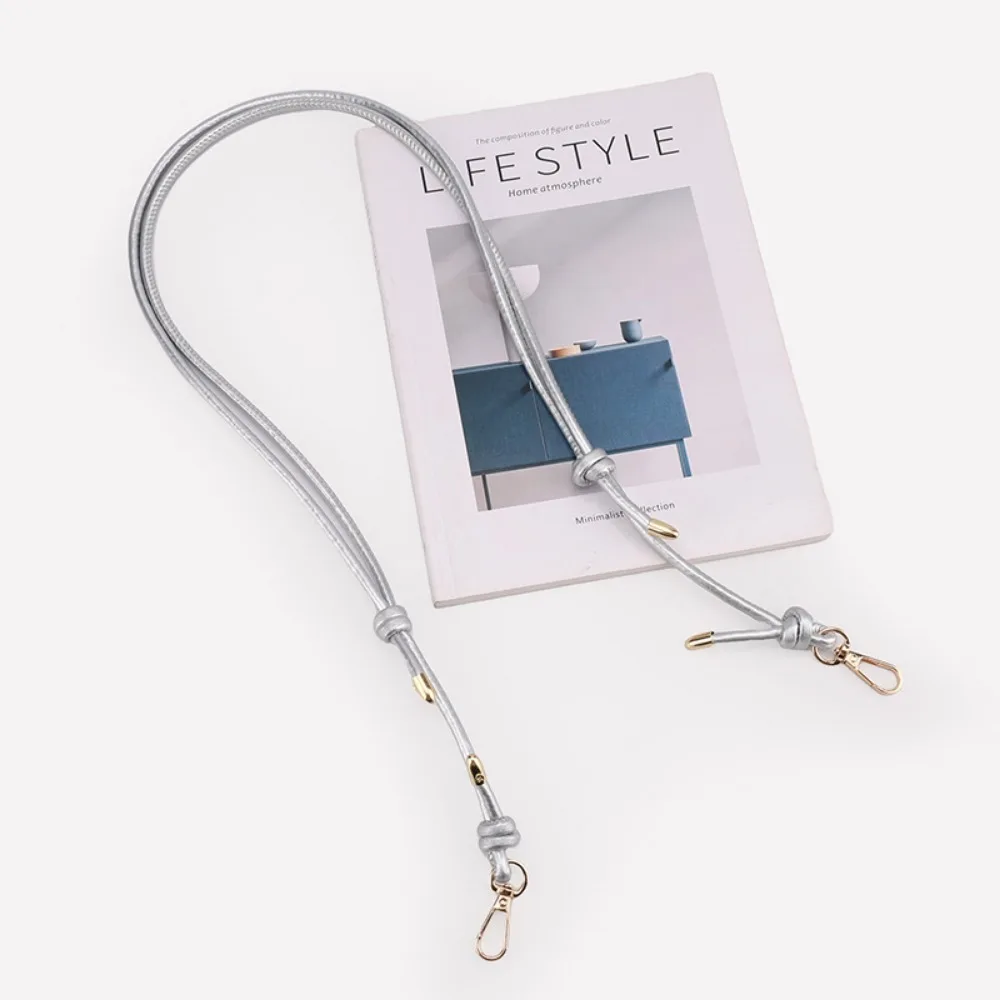 Elegant PU Leather Adjustable Shoulder Bag Strap - Solid Color Handbag Accessory