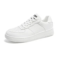 Men's Sporty Casual Thick Bottom Shoes Summer Versatile Sneakers Rubber Sole Warm Leather Upper Adult Size Shoes