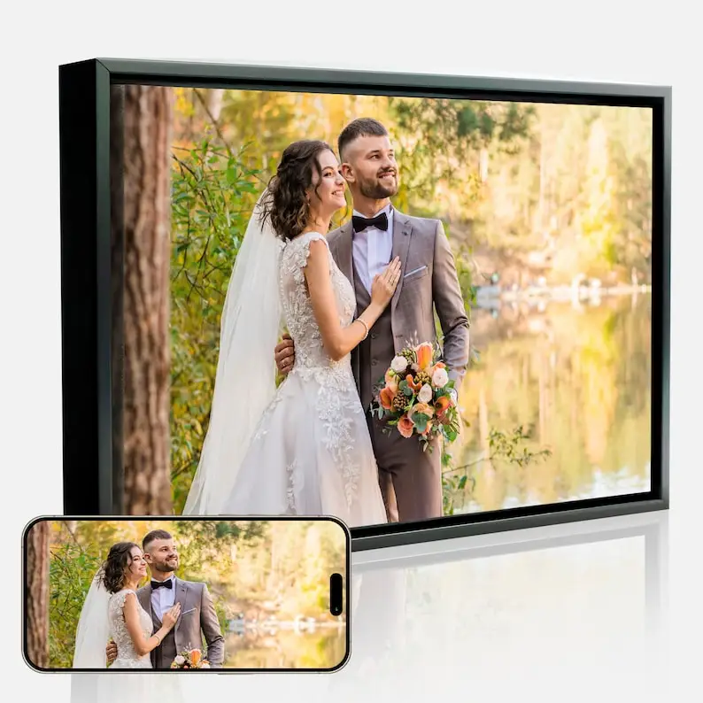 Custom Photos Print on Canvas Home Decoration Custom Poster Pets Wedding Family Art Photo Canvas Painting