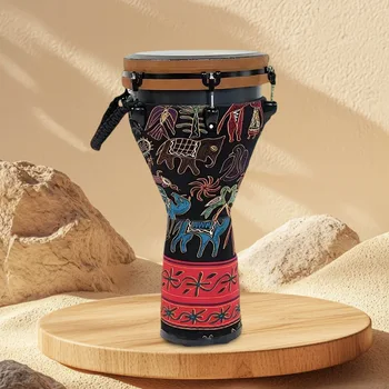 10 Inch African Drum Professional Adults Beginners African Drum Children Large Djembe Drums PVC Percussion Musical Instruments