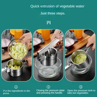Masher Ricer Press Mashed Potatoes Stainless Steel Crushing Puree Fruit Vegetable SqueezerJuicer Press Maker Kitchen Tools 3