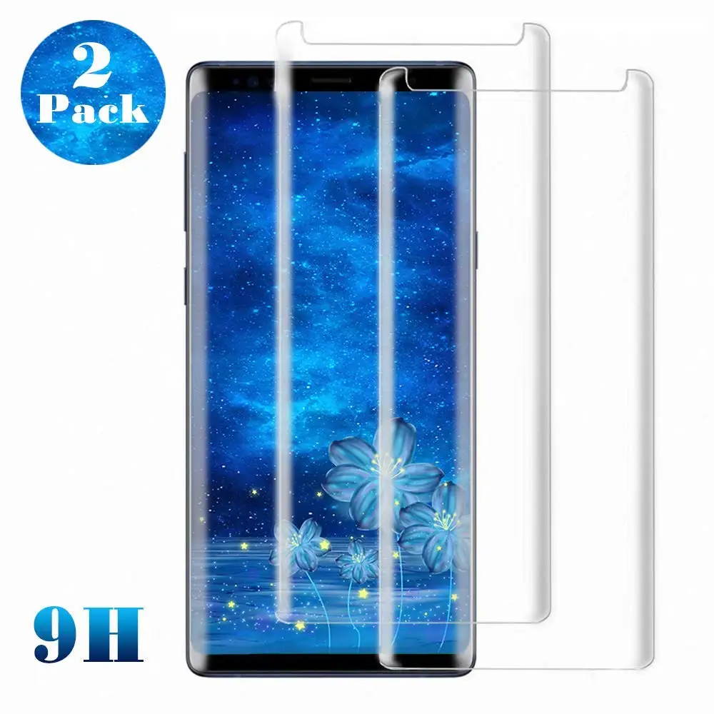 

2PCS 5D Full Coverage Glass For SAMSUNG Galaxy Note 8 9 S6 S7 Edge S8 S9 Tempered Glass For S8 S9 PLUS S8+ S9+ Screen Protector