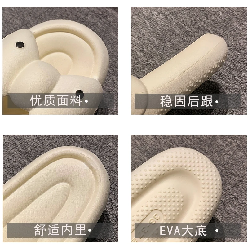 Butterfly-knot Slipper Women Girls Summer Slippers Woman Fashion Ins Home Bathing Anti-Slip Slippers Shoes For Girls 5