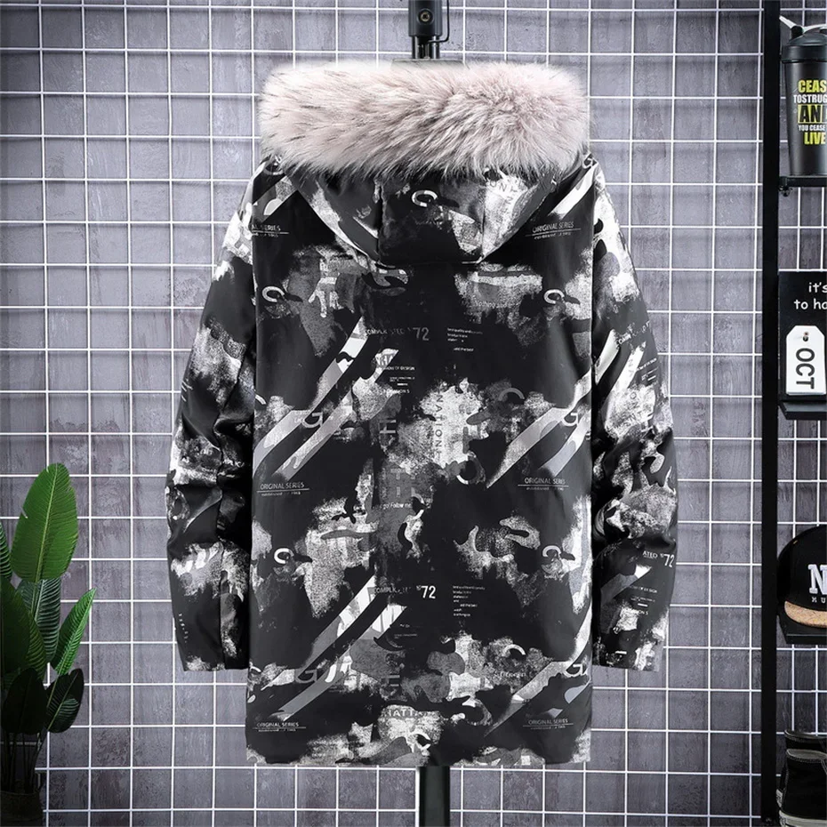 12XL 10XL Plus Size Camo Parkas Men Winter Thick Jacket Camouflage Coat Fashion Casual Cargo Parkas Male Big Size 12XL 3