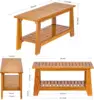 24" Teak Shower Bench With Shelf/Shower Benches For Inside Shower/Teak Shower Seat/Bathroom Bench/Teak Wood Benches For Showers 3