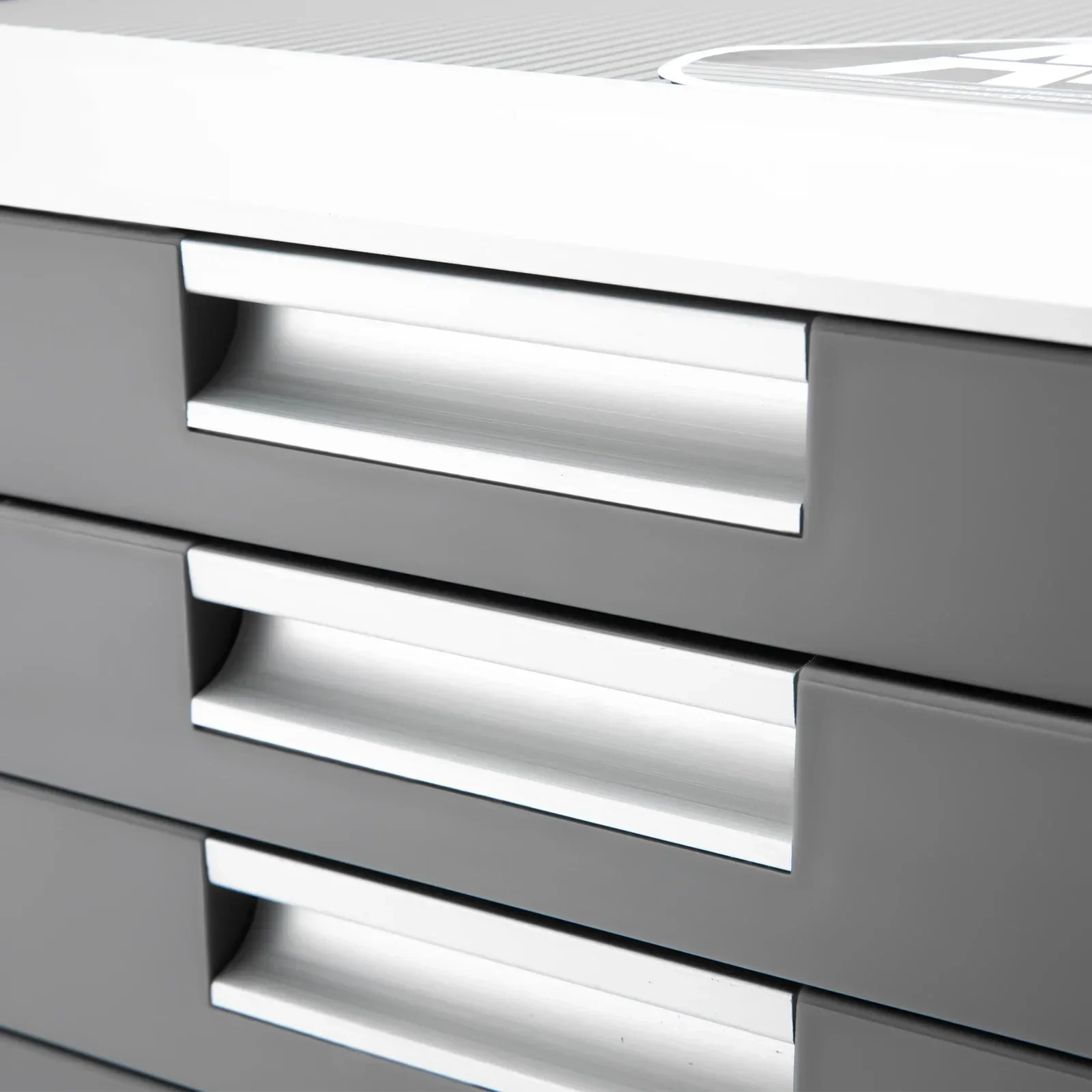 Schubladenorganizer, Schreibtisch-Organizer mit vier Schubladen, integriertem Briefablagefach und Schlitzen, W | Schubladen zur Aufbewahrung, perfekt für Zuhause oder Büro – Detail 16