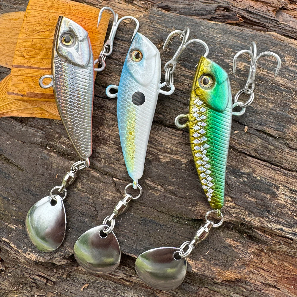 GOBAIT Metall-VIB-Köder 8g 11g 21g Spinnerbait Harter Köder 3D-Augen Weitwurf-Jig für Barsch- und Forellenangeln 1-7 Stück Pesca-Angelausrüstung – Detail 11