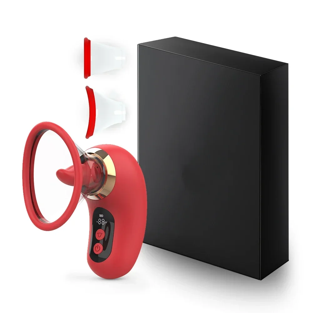 5 IN1 Tongue Licking Vibrator with Sucking Vibrating APP Control Clitoris Sucker Nipple Massager Adult Sex Toys for Women Couple