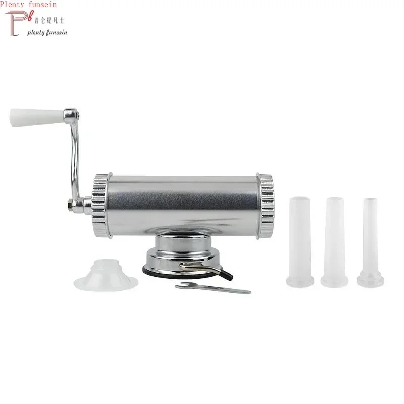 2 pounds aluminum alloy suction cup type household sausage filling device, manual sausage making, machine