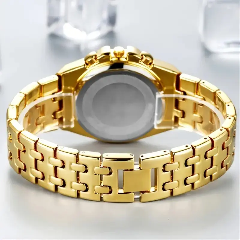 Women Watches Diamond Gold Rhinestone Bracelet