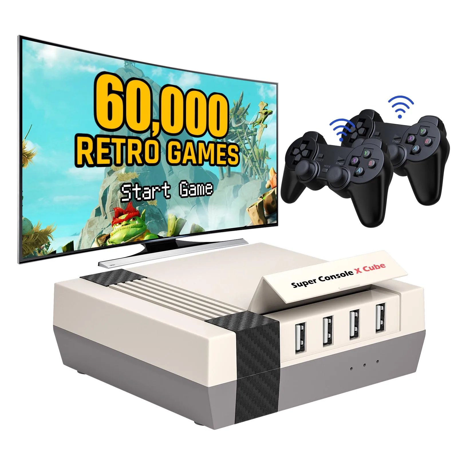 Super Console X Cube Retro Video Game Consoles With 60000 Games