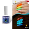 10ml Glow in the Dark Luminous Top Coat Soak Off UV Gel Nail Polish No Wipe Base Gel Manicure Nail Art Varnish 2