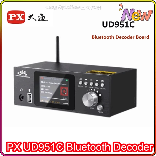 alondra Sabroso Pornografía Placa decodificadora Bluetooth PX UD951C, receptor de Audio de 5,1 canales  para DTS, Dolby Atmos, convertidor de tarjeta de sonido, compatible con  grabación - AliExpress