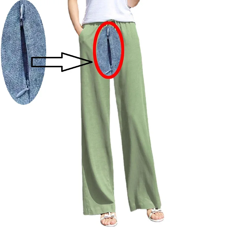 Pantalon Coupe-vent Homme XL – 100% Nylon, Jambes Zippées – Bleu, Taille 34/28, Occasion Parfait état