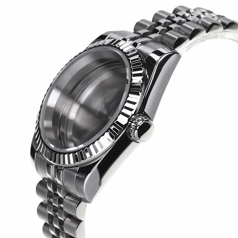 Watch Case 36mm 40mm Steel Watch Case For Nh35a Nh36 Movement