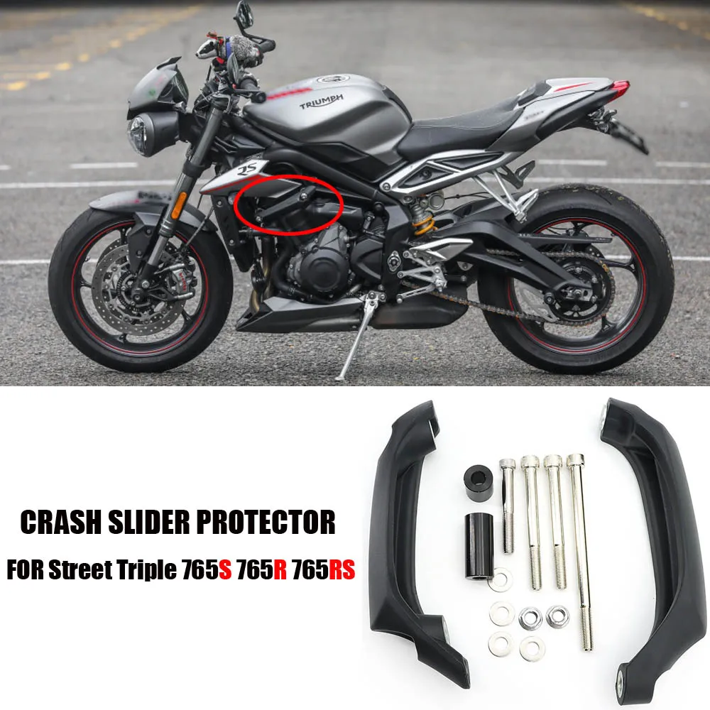 Motorcycle Engine Guard Anti Crash Frame Slider Kit Falling Protector