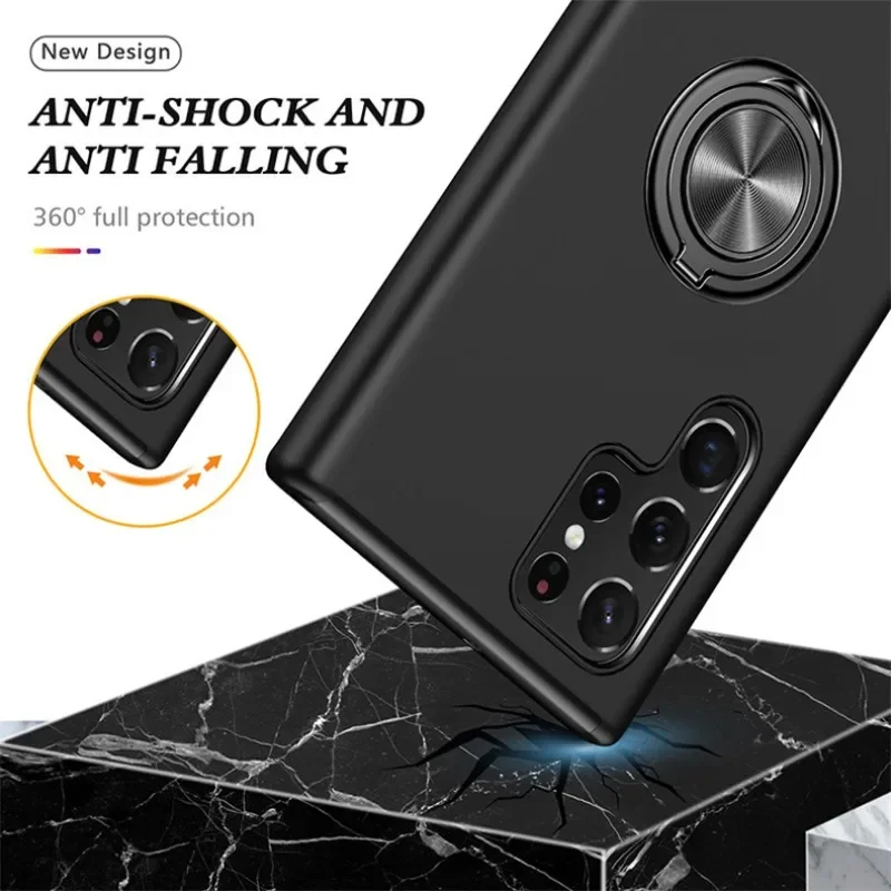 Universal Ring Holder Phone Case with Enhanced Grip and Protection