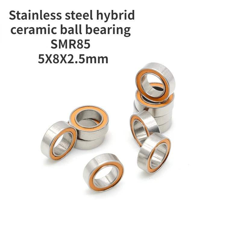 

Гибридный Керамический шарикоподшипник SMR85 из нержавеющей стали, модифицированный керамический подшипник 5x8x2,5 мм
