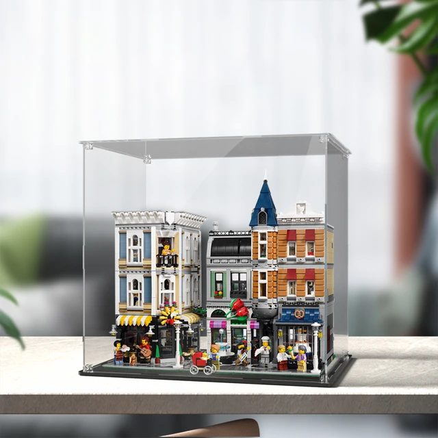 Acrylic Display Box for Lego Assembly Square Dustproof Clear Display Model Storage box (Toy Bricks Set not Included） _ - AliExpress Mobile
