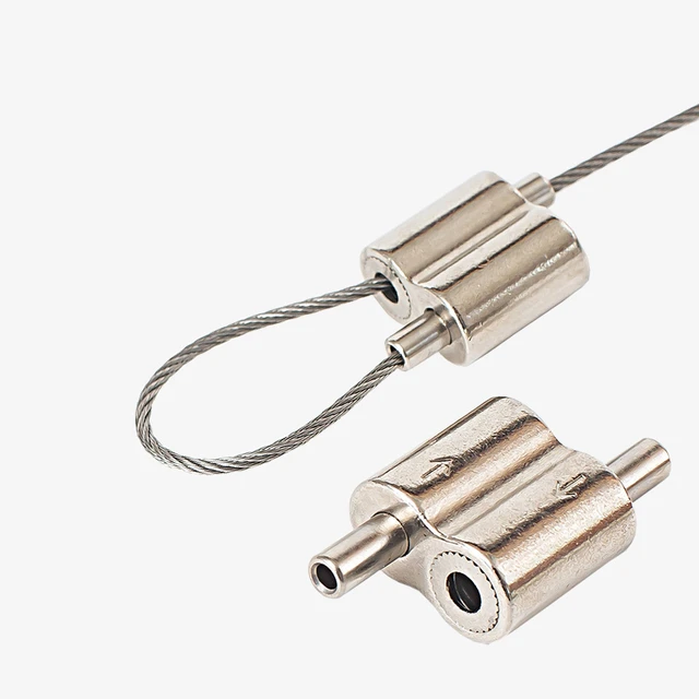 8 Shape Steel Wire Rope Length Adjustable Bidirectional Lockset