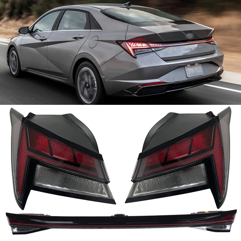 Auto LED Rear Tail Light For Hyundai Elantra 2021 2022 Turn Signal