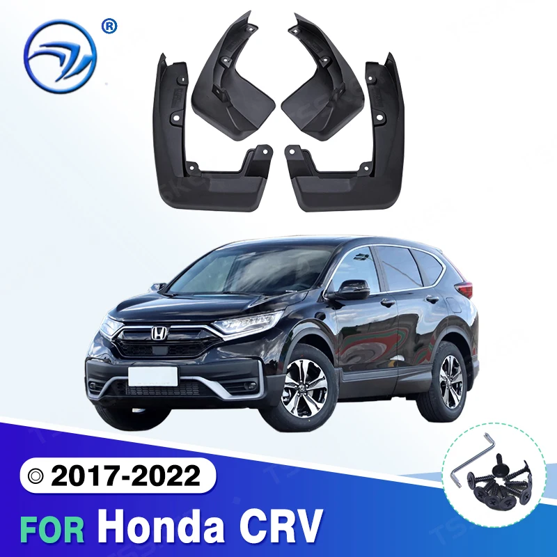 CR-V 2017-2022 Honda CRV マッドガード | Floor : Weather All - 泥除け ホンダ Mats 0 w 車用泥除け CRV ため CR-V 2017-2022 フェンダーマッドフラップガードスプラッシュマッドガードカーアクセサリー自動車