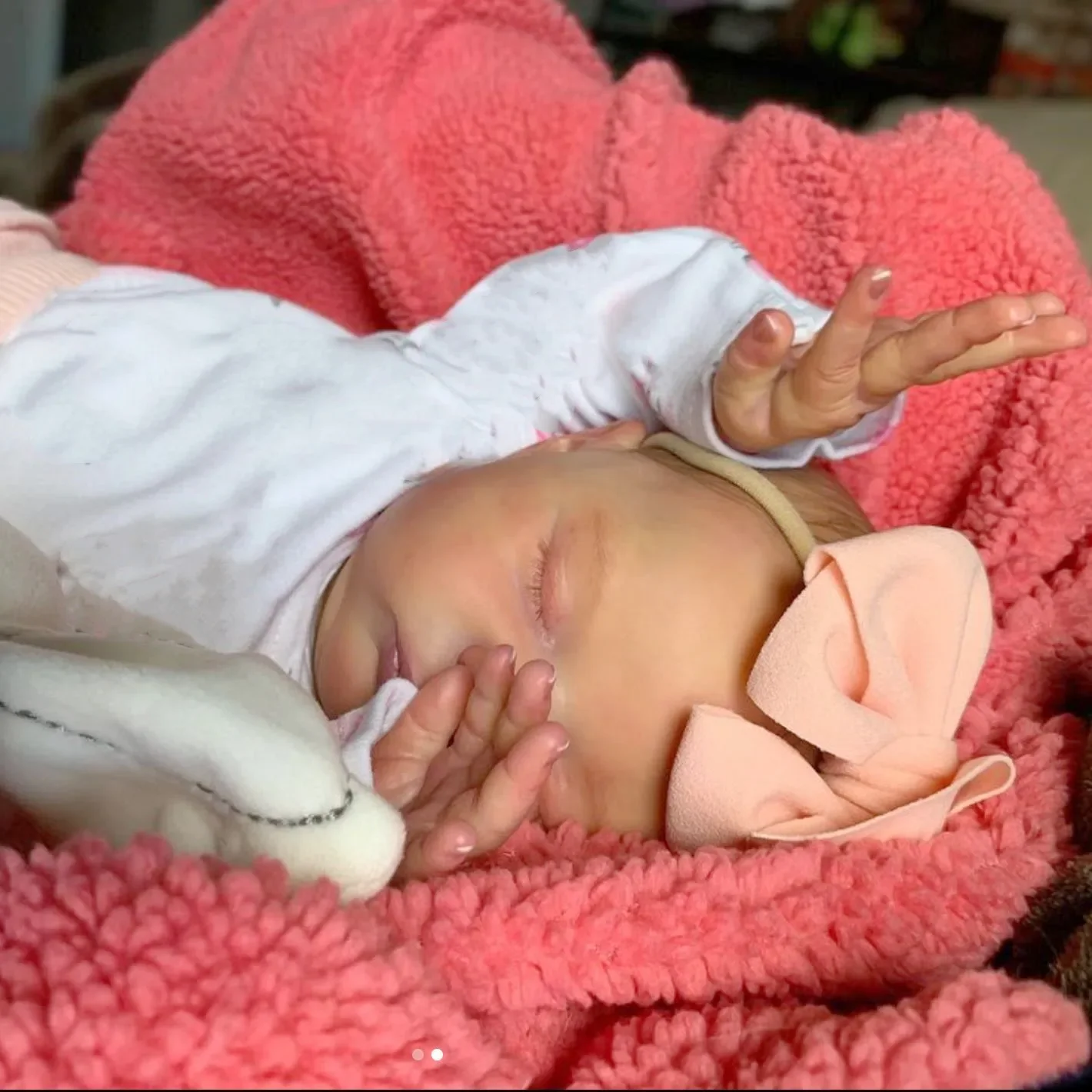 BZDOLL Realistic 50cm Soft Silicone Asleep Cute Reborn Baby Doll With 3D-painting Skin, Alive 20inch Newborn Bebe Birthday Gift 4