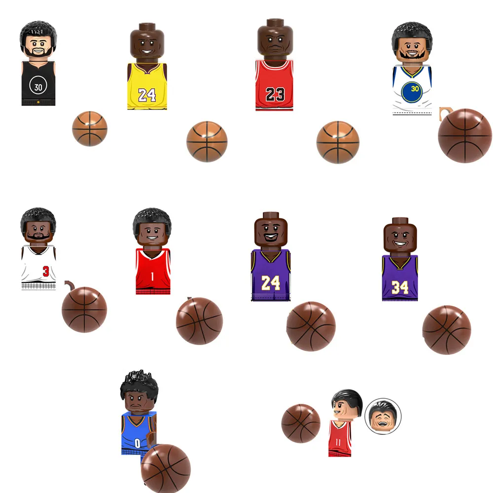 

Basketball Star Players Mini Action Figuer Building Block Toy For Kids