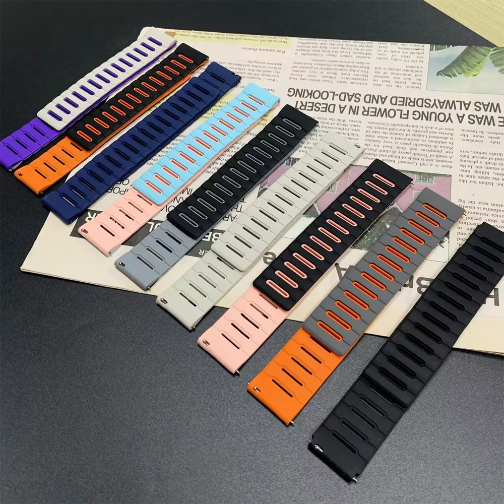 Premium 22mm Silicone Magnetic Replacement Strap - Stylish Bracelet