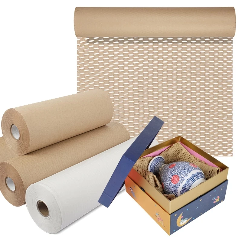 

Brown Paper Diy Gift Wrapping Paper For Flowers Tissue Honeycomb Kraft Christmas Halloween Birthday Partyhome Craft Material