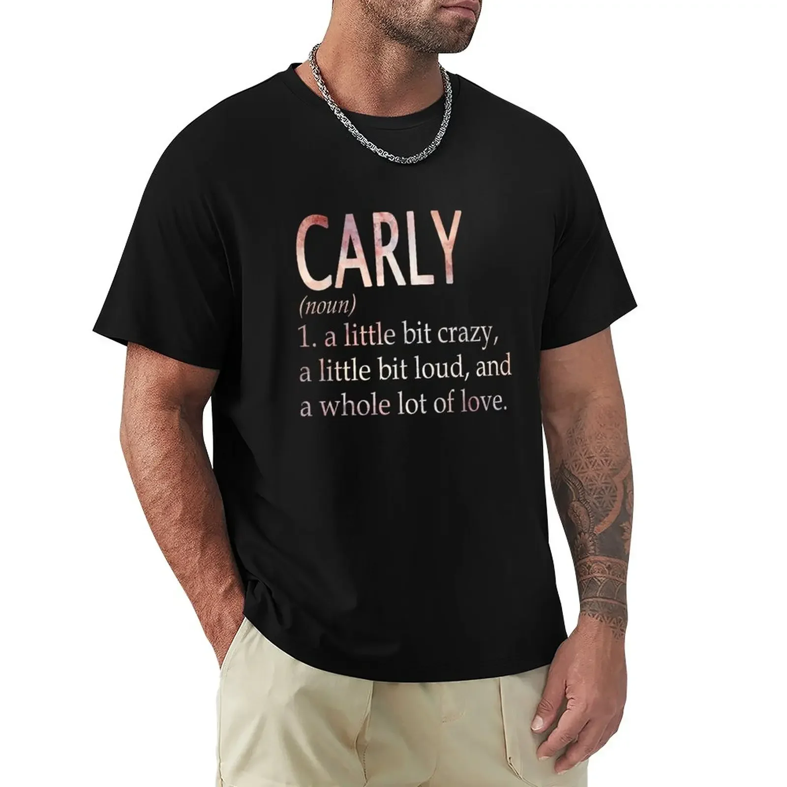 

Carly Girl Name Definition T-Shirt cute tops aesthetic clothes mens big and tall t shirts