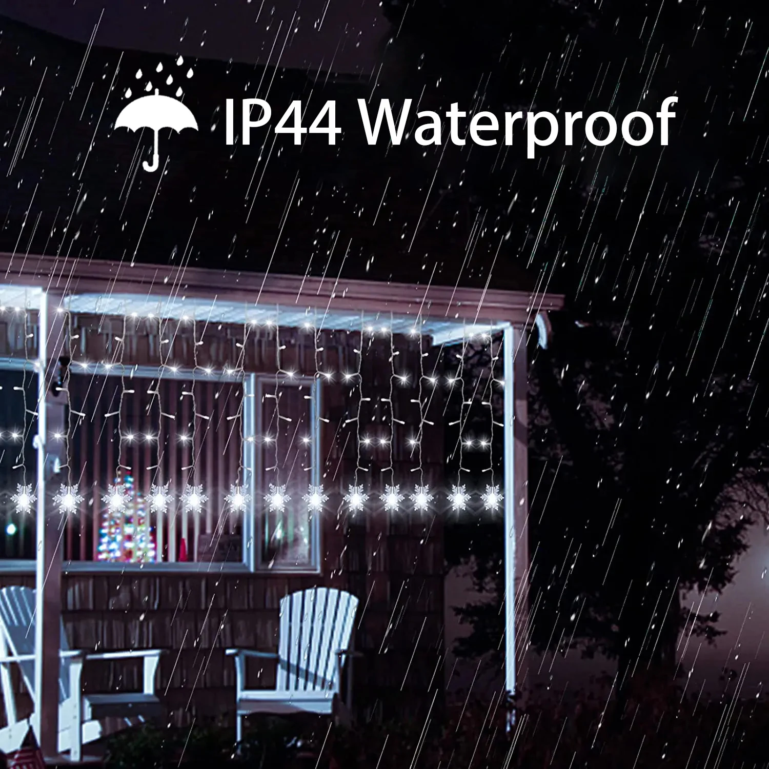 Рисунок 3 - Рождественская гирлянда в виде снежинки