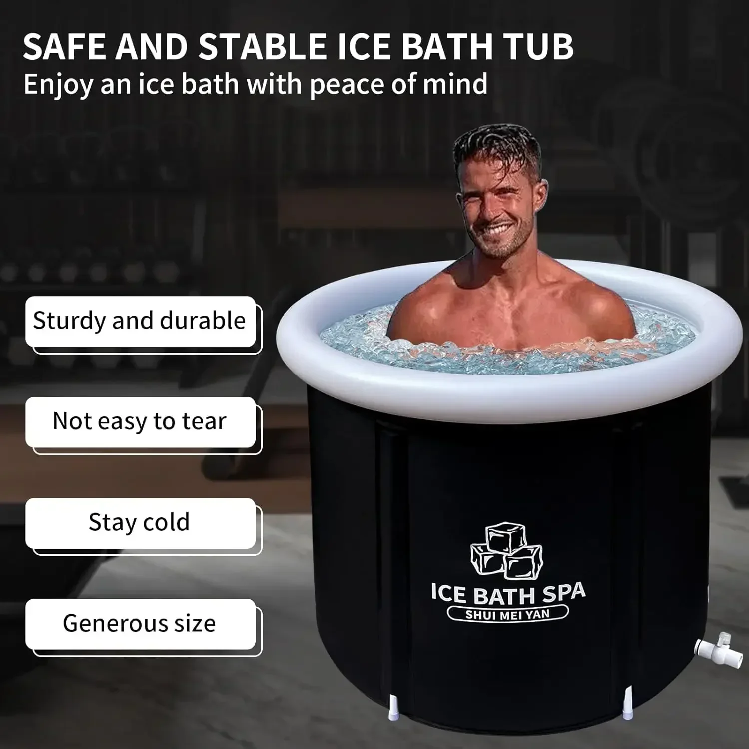 Portable Ice Bath Tub for Cold Water Therapy