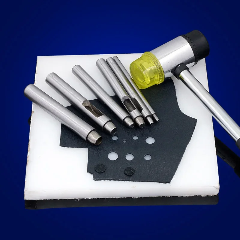 0.5-20mm High Quality Leather Craft Hole Punching Tool Round Steel Knife Cut for Belts Paper Bag Metal Gaskets Plastic Puncher