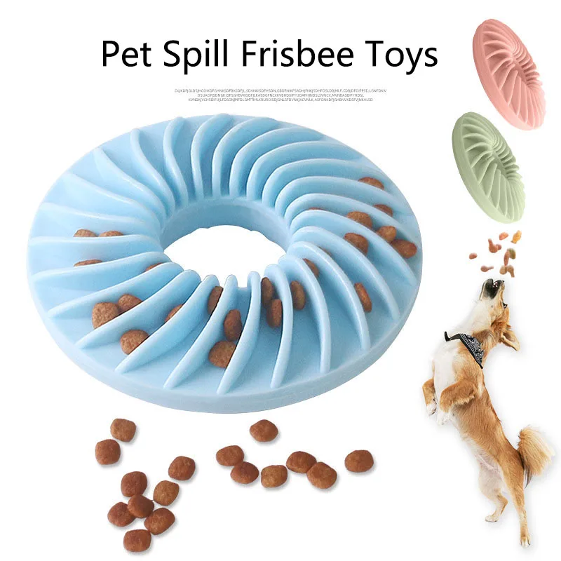 

Soft Round TPR Leakage Food Pet Toy Interactive Puppy Feeder Teether Dog Slow Feeding Puzzle Entertainment For Puppy Toys