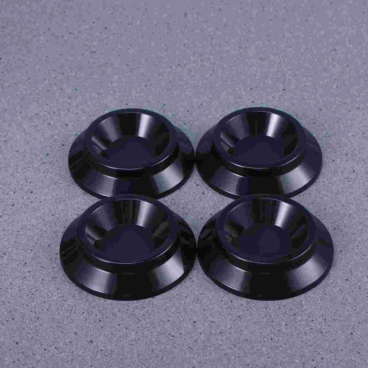 

4 PC Household Doormats Piano Non-slip Floormat Caster Cups Protector Furniture