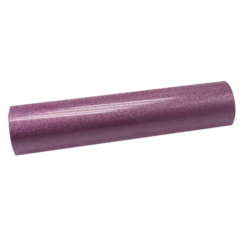 Color Glitter Heat Transfer Vinyl Film - Iron-On HTV for Heat Press and Cutting Plotter