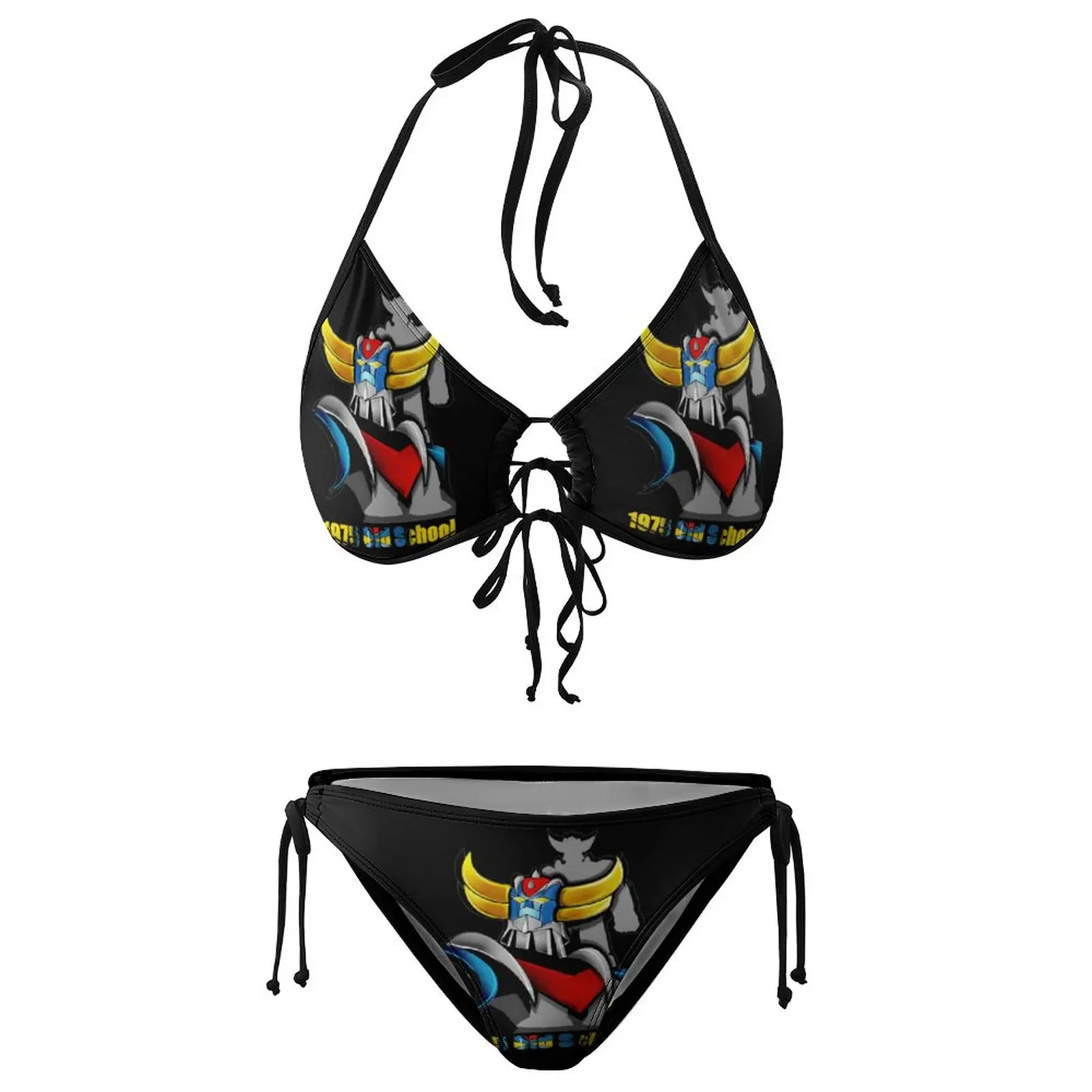 

Goldoraks Grendizer 1975 OLD SCHOOL Bikini Swimming Costume Exotic Bikinis Humor Beach Vintage Swimsuit Classic
