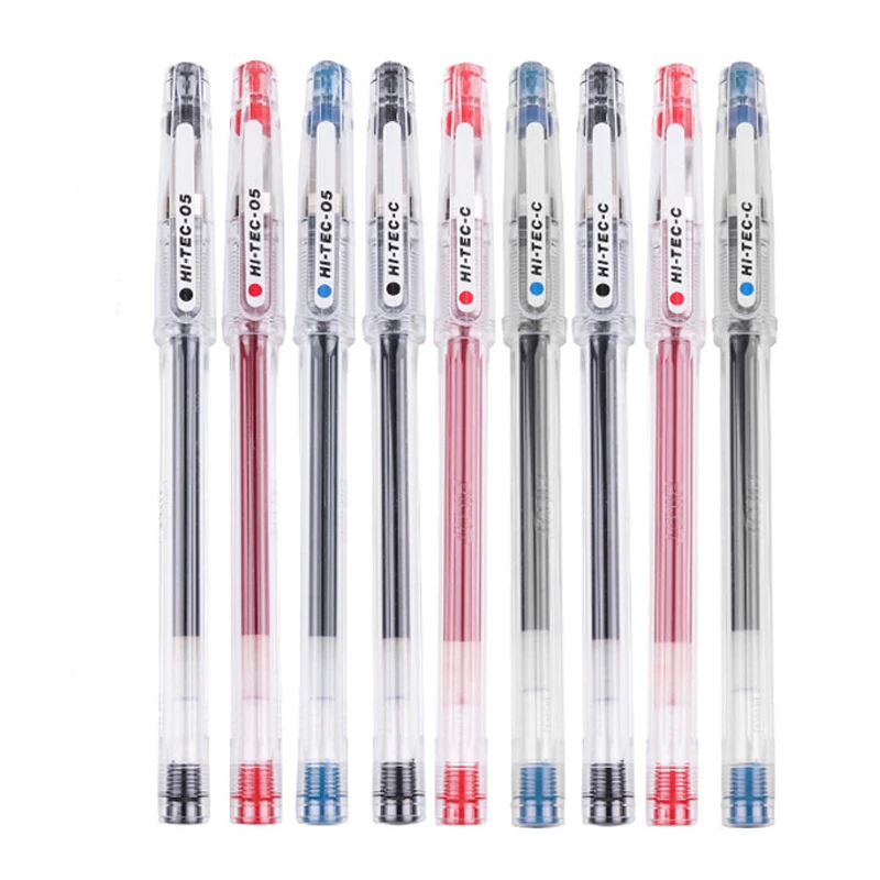 

1 Piece Pilot HI-TEC Gel Pen Office Ballpoint Pen 0.25/0.3/0.4/0.5MM Fine Point Needle Neutral Gel Ink Black Blue Red BLLH-20C4