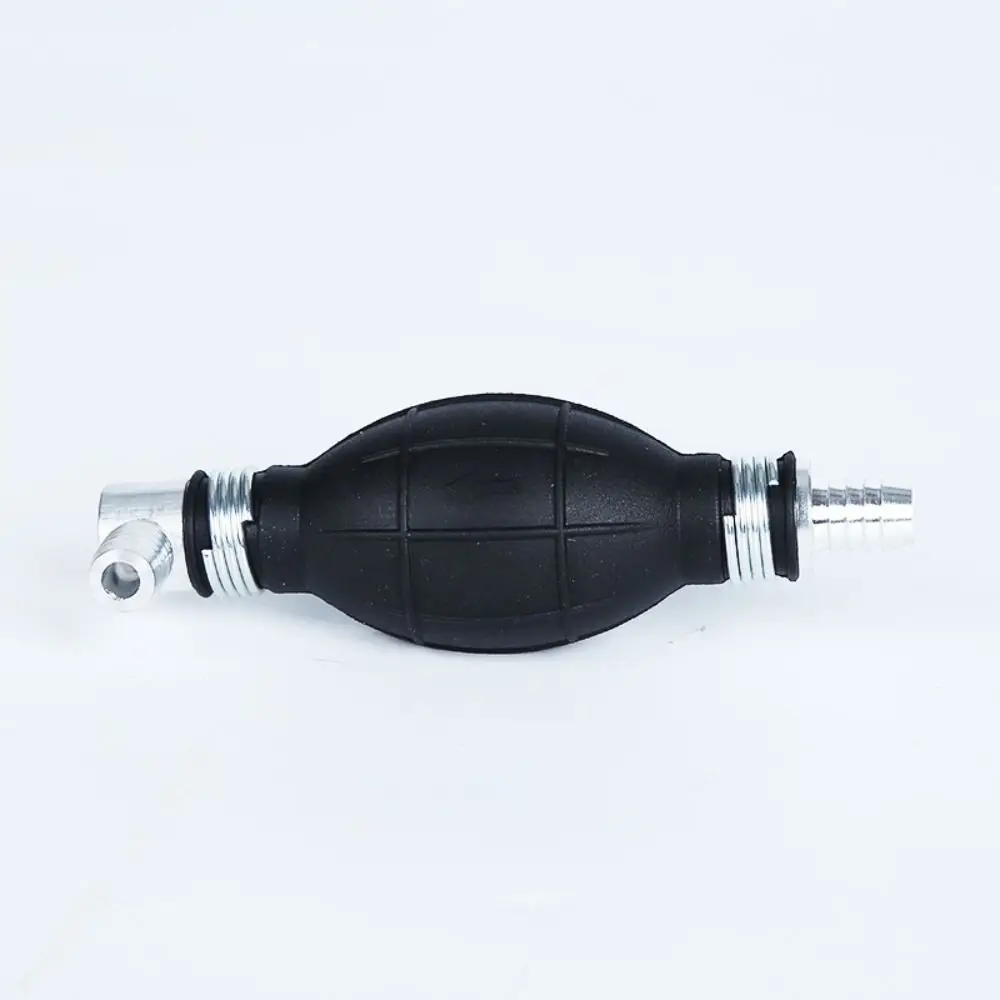 6/8/10/12mm Manual Fuel Pump Rubber Aluminum Hand Primer Oil Gasoline Petrol Diesel Liquid Transfer Tool
