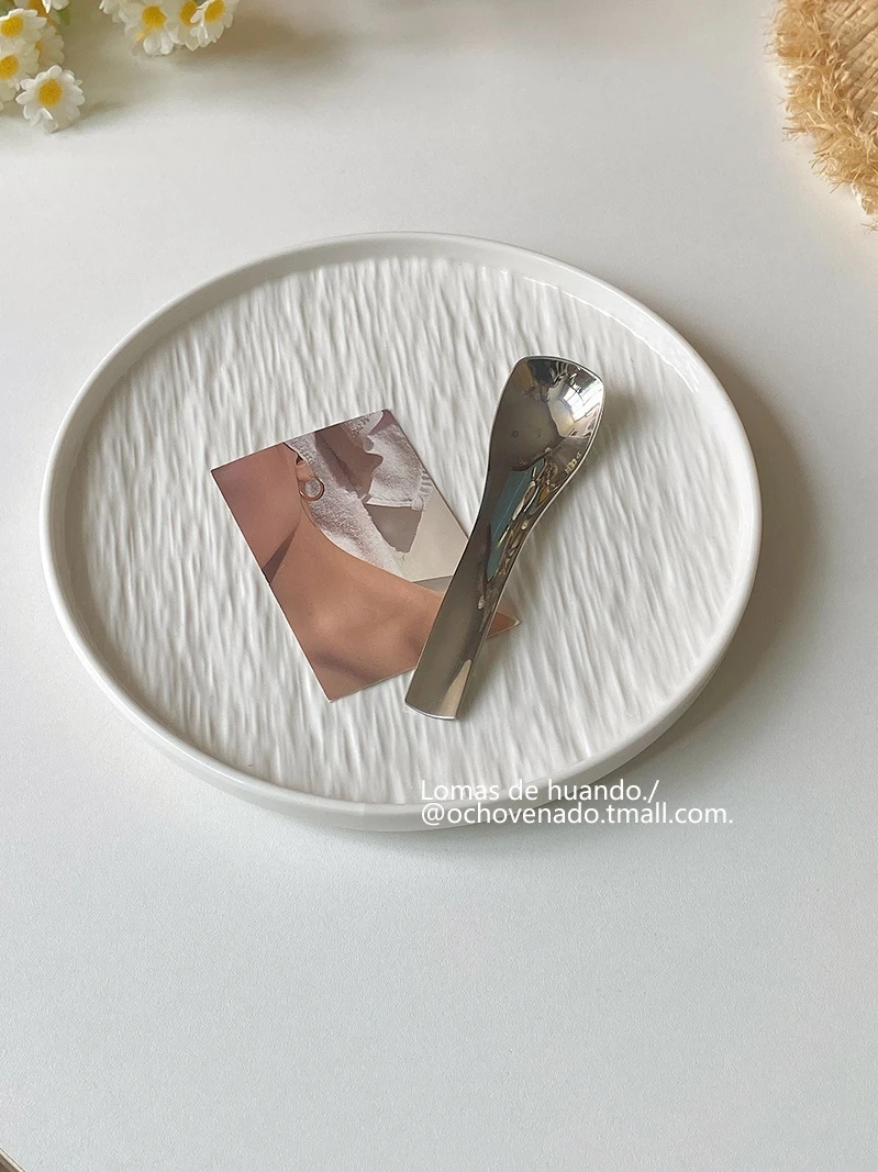 INS Wind Plate Ceramic Premium Steak Dining Plate Dessert Western Food Special Look Breakfast Salad Pasta Household Items