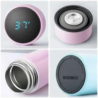500ML Stainless steel thermos bottle with digital temperature display, Intelligent temperature measurement cup, LED 4