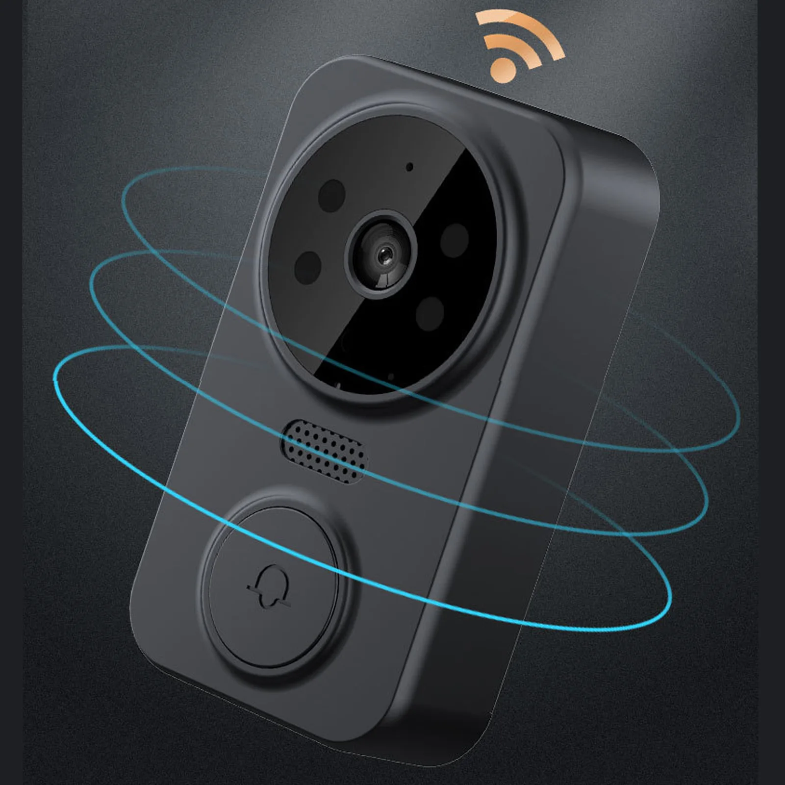 High Fidelity Wireless Video Doorbell with 2-Way Audio and Wide-Angle 1080P Camera