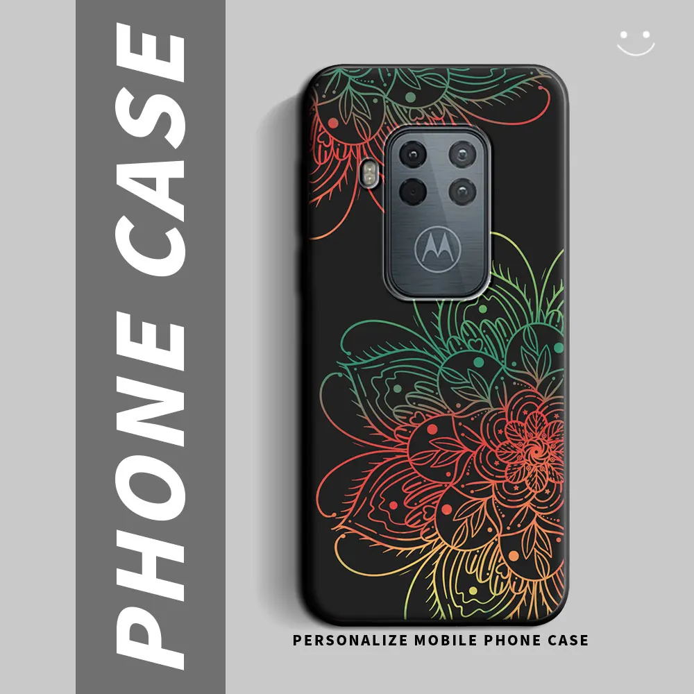 Shockproof Silicone TPU Phone Case - Durable Back Cover for Motorola Moto One Series