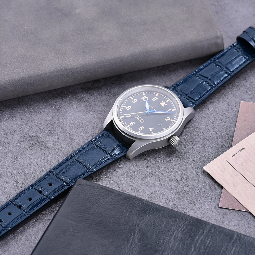 Premium Vintage Leather Watch Strap with Quick Release