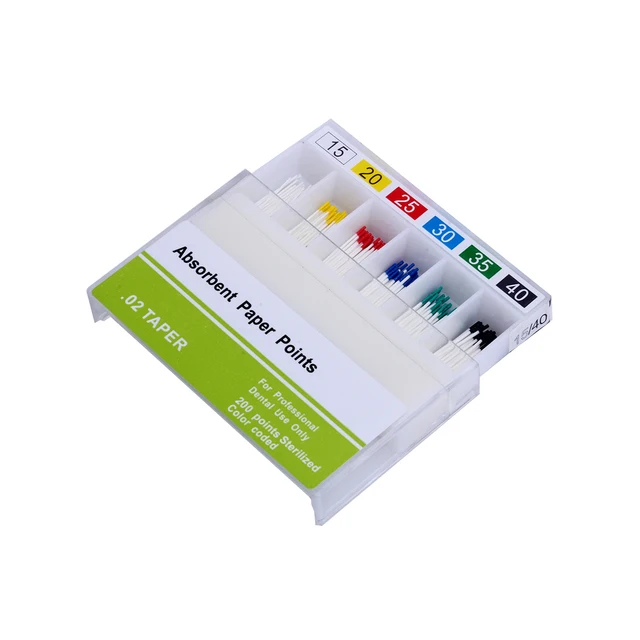 Pointes De Guta-Percha Et Papier Absorbant AZDENT F1.F2.F3 - Pour Endodontie
