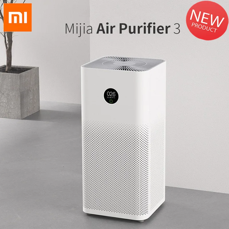 New Xiaomi Mijia air purifier, HEPA air purifier with 3 control applications, sound purifier with smart light for home