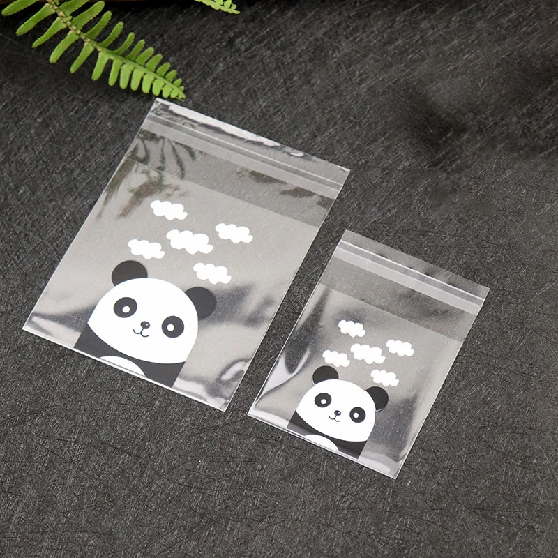 100pcs Panda Biscuit Bag